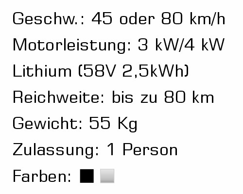 Elektroroller Pocket Rocket